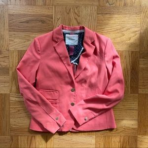Anthropologie boy blazer sherbet size 10